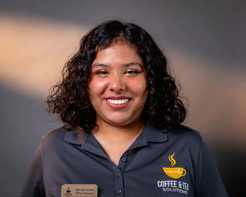 Brenda Corona, office manager at Coffee & Tea Solutions in Burleson, TX