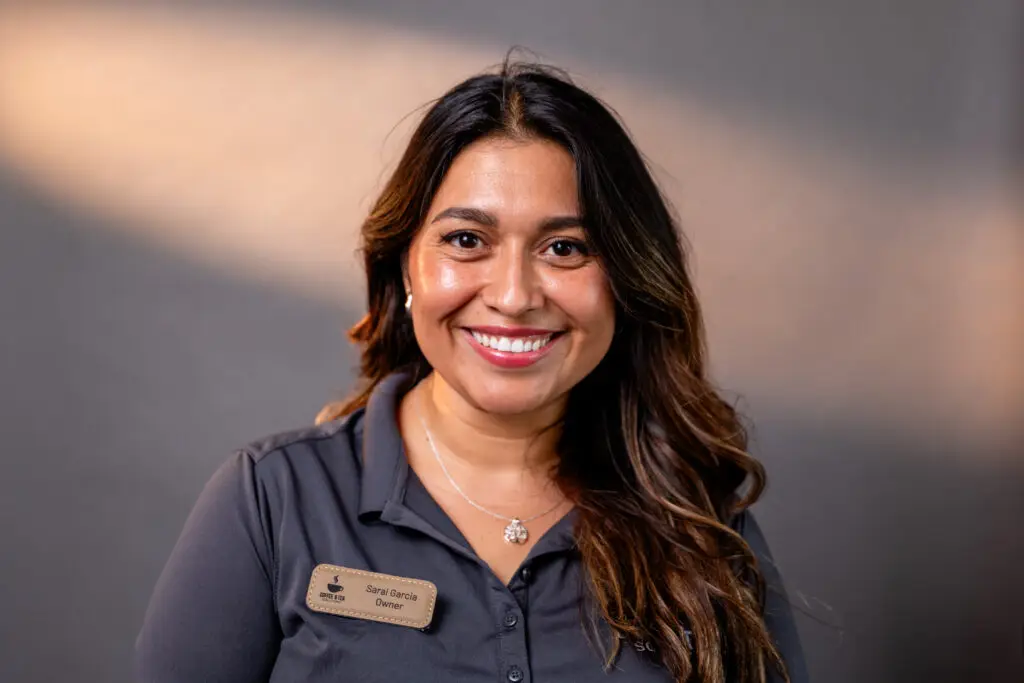 Sarai Garcia, co-owner of Coffee & Tea Solutions in Burleson, TX